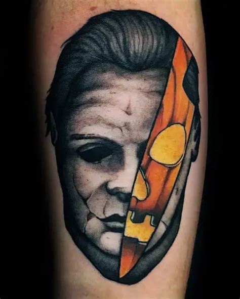 small michael myers tattoo|More.